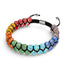 Chakra arc-en-ciel | Bracelet en verre solide Firefly